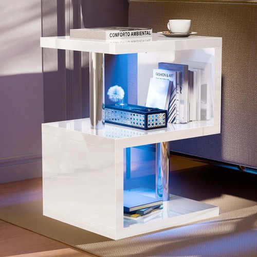 Small side table with storage - with,