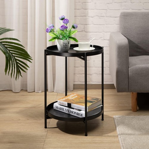 Round side table living - table,