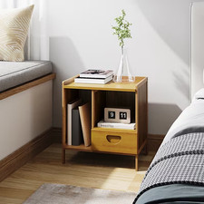 Wooden Side Table with Drawer