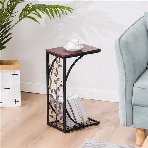 Small iron side table - small,