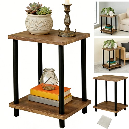 Small tier oak finish - small,