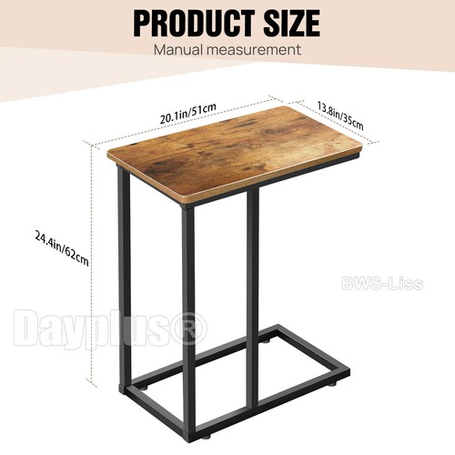 Small shaped sofa side - side, table